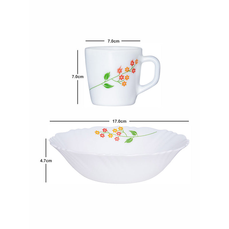 Cello Flowery Max Tea & Snack Set - Five Piece Set media 5