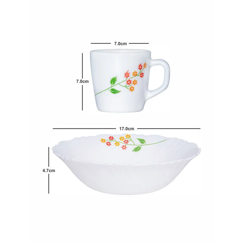 Cello Flowery Max Tea & Snack Set - Five Piece Set media 5
