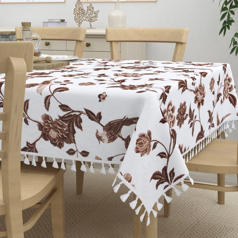 Vipasa Floral Table Cover - Brown media 4