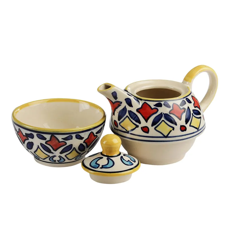 Ruhani Stackable Tea Cup & Pot (120 mL/250 mL) - Four Piece Set media 6