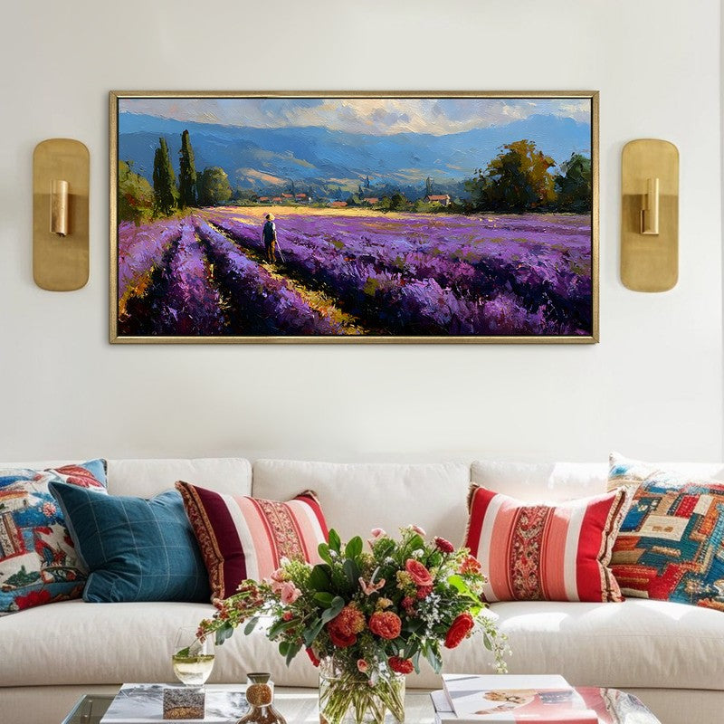 Pastoral Stillness Canvas Wall Painting With Frame