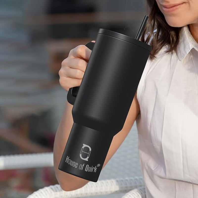 Hydra Boost Stainless Steel Tumbler (1200 ML) - Black media 8