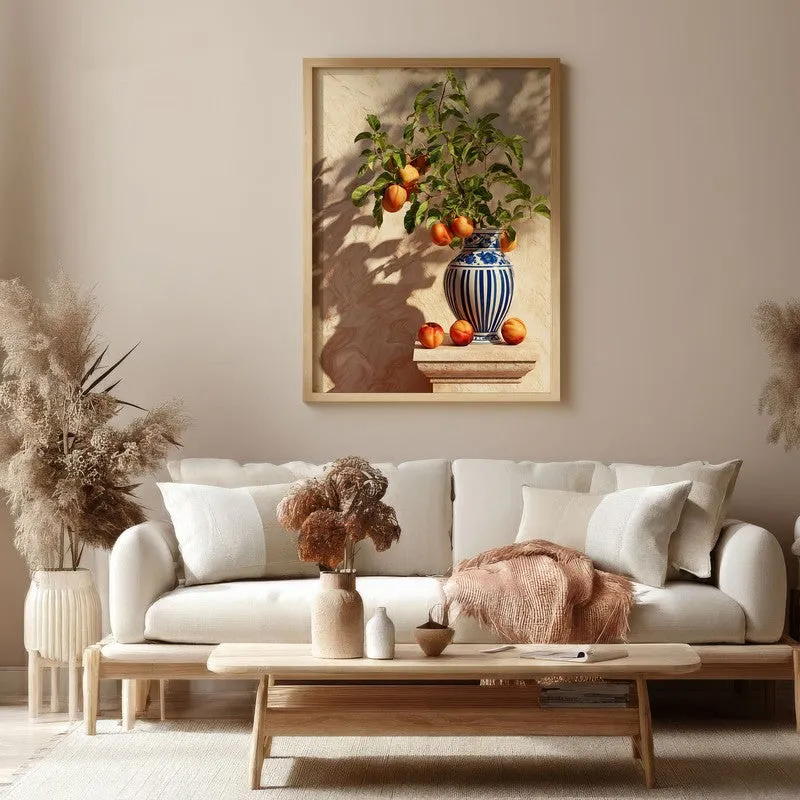 Maribel Canvas Wall Painting With Brown Frame media 4