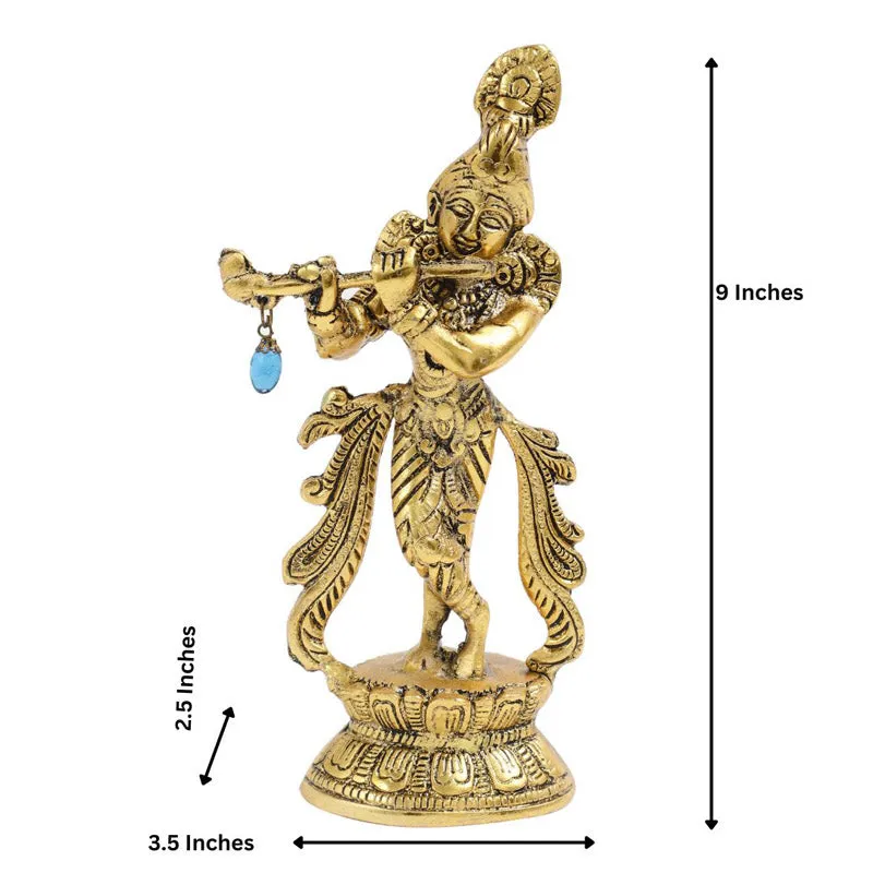 Graceful Krishna Idol Gift Box media 6
