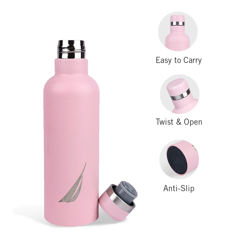 Nautica Cirrus Pure Insulated Stainless Steel Thermos (Pink) - 500 mL media 4