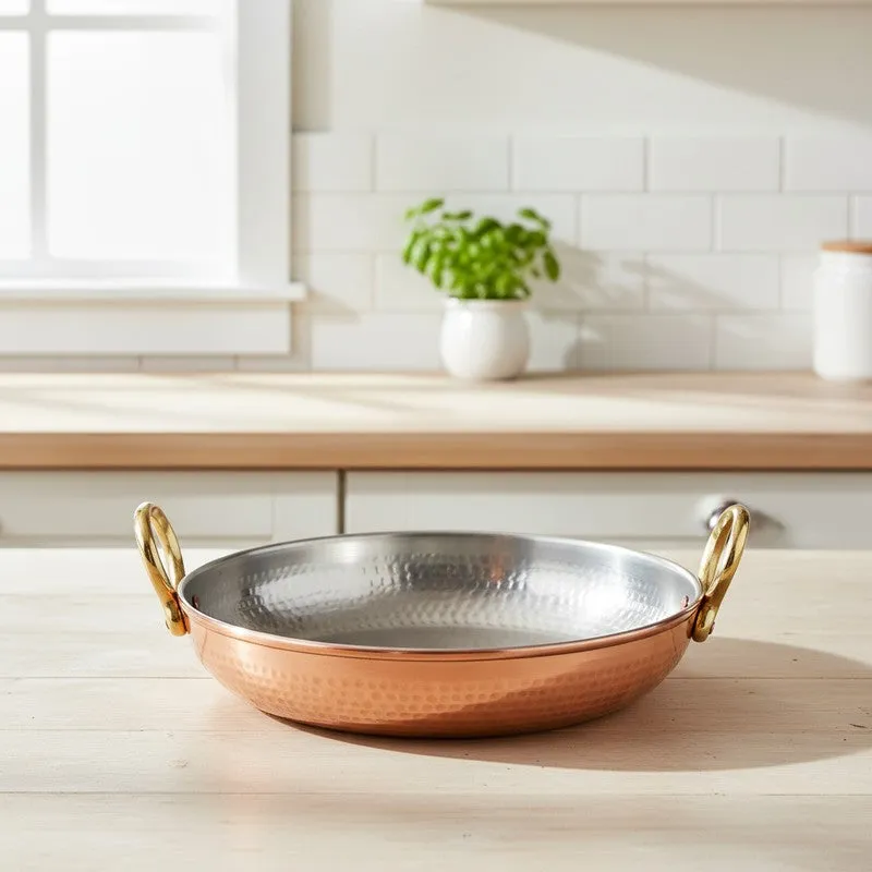 Montaro Glossy Copper Kadhai - 3500 mL media 1