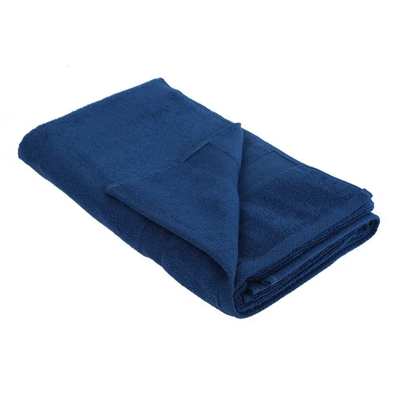 Nova Solids Bath Towel (Brown, Blue) - Set Of Two media 5