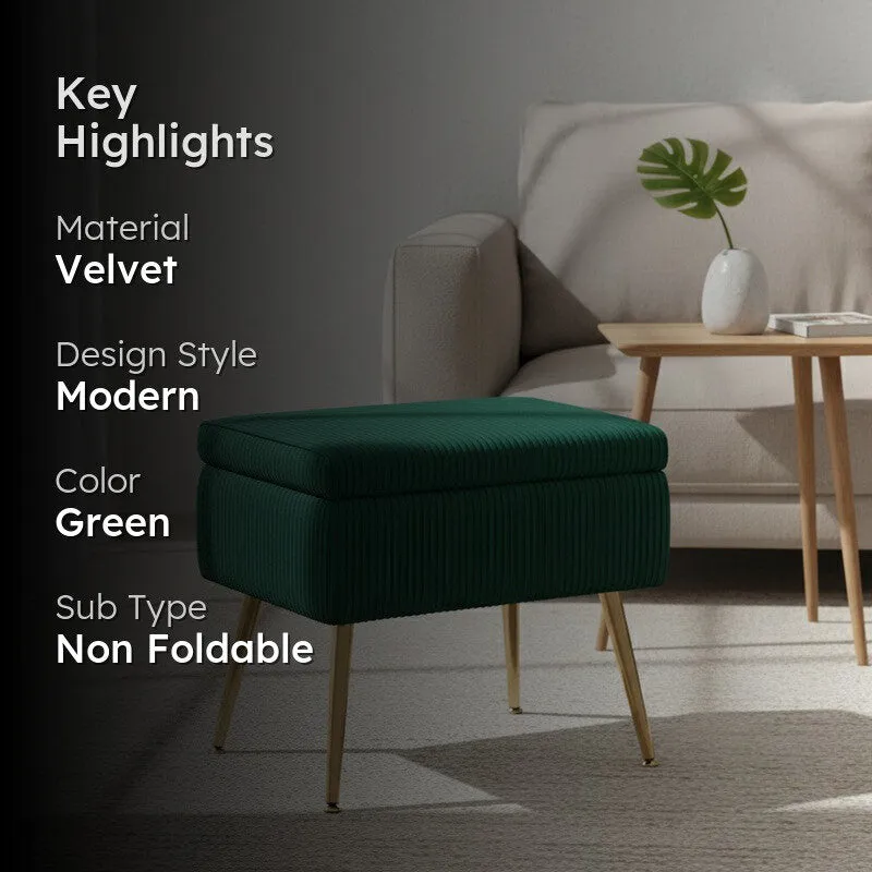 Kylen Softiq Ottoman - Green media 2