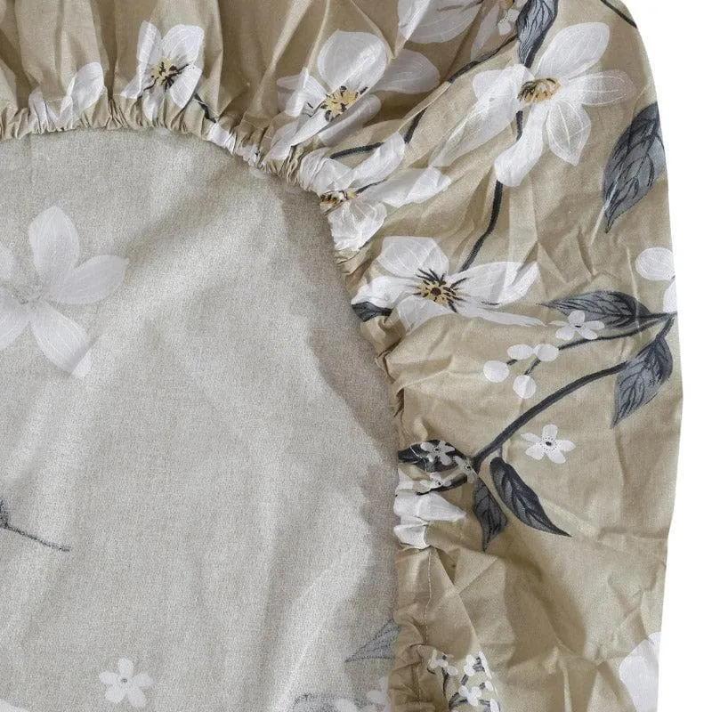 Mitusha Printed Cotton Bedsheet (Olive Green) - 200 TC media 6