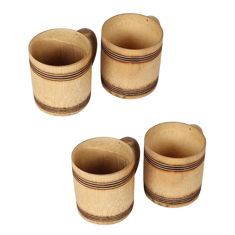 Eco Sip Bamboo Coffee Mugs (150 mL Each)- Set of Two - 3
