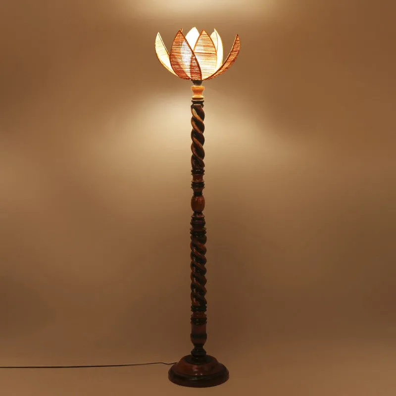 Noble Halo Floral Floor Lamp media 4