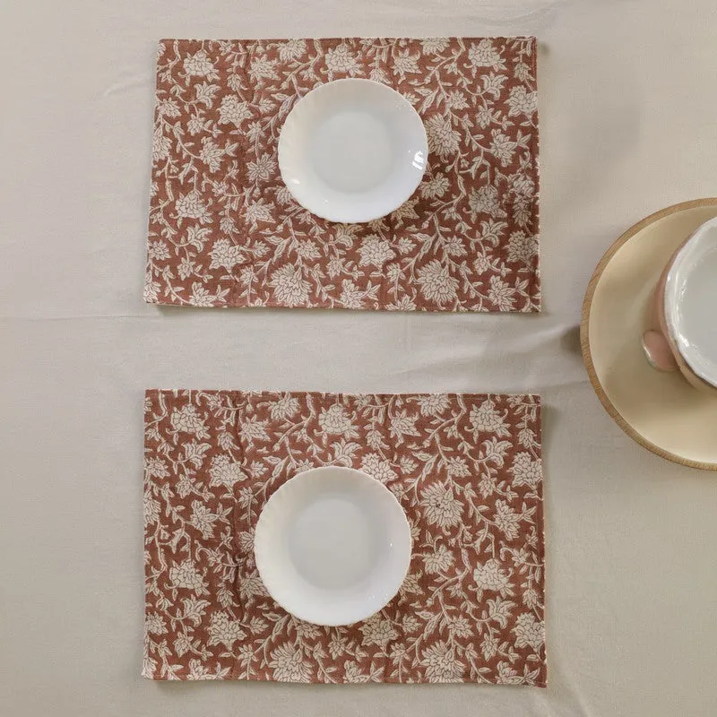 Rustic Indian Canvas Table Mats - Set Of Two media 3