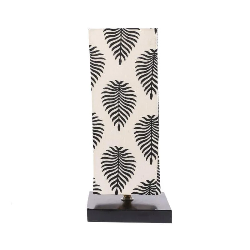 Tropica Ingram Fabric Table Lamp - Black,White media 4