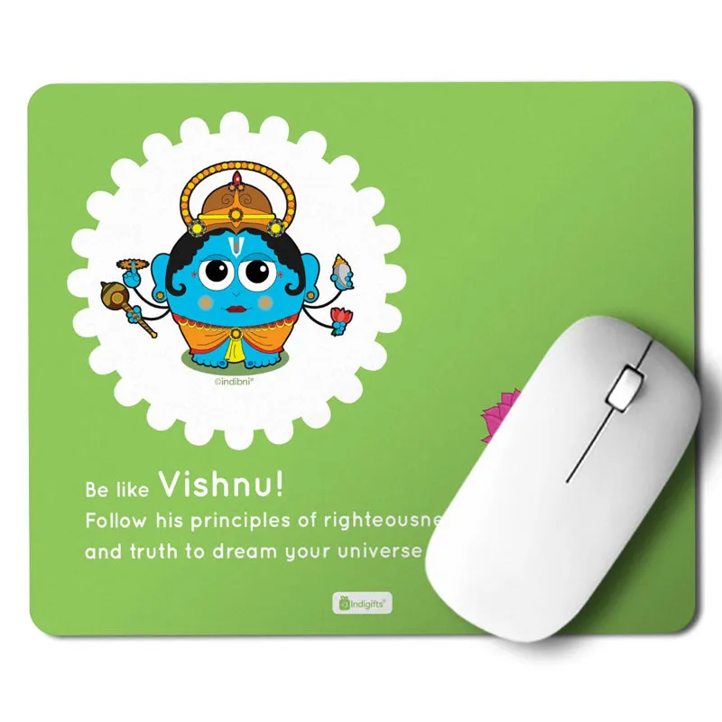 Whimsy Cute Vishnu Mouse Pad media 3