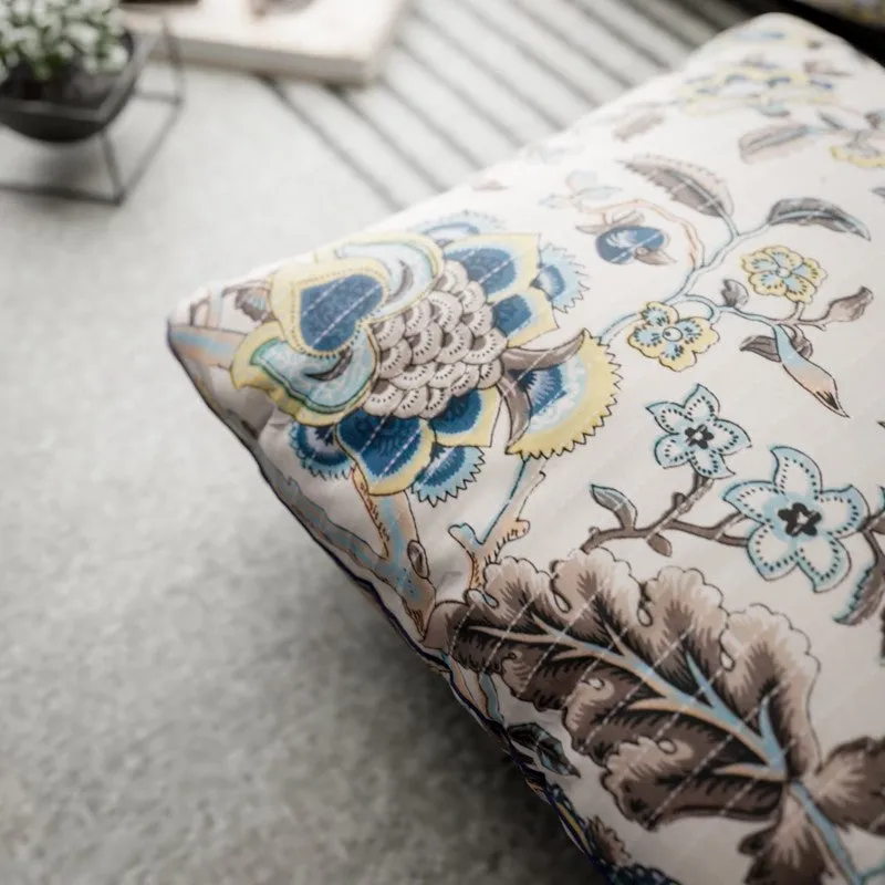 Wild Petal Cotton Cushion Covers - Set Of Three media 5