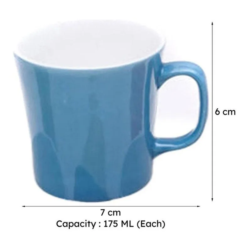 Yuma Bone China Tea Cup (175 mL Each) - Set of Six media 6