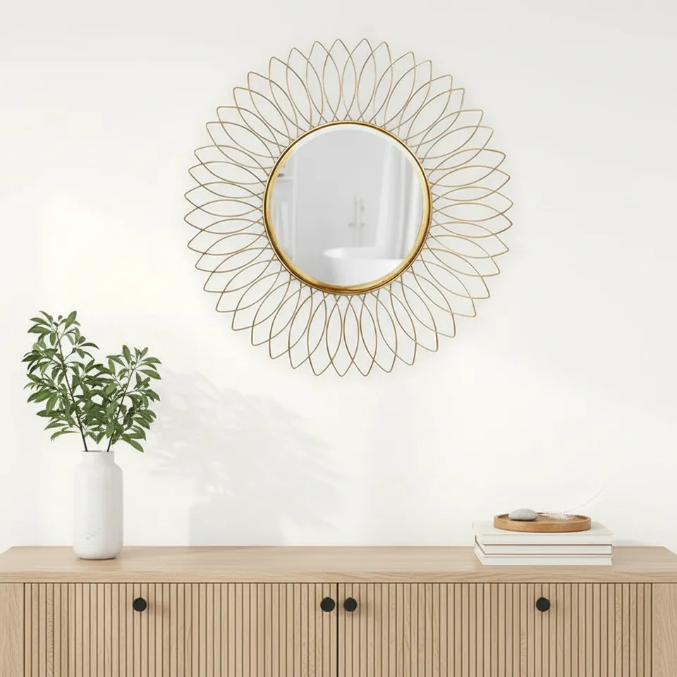 Nusha Bloom Wall Mirror media 1