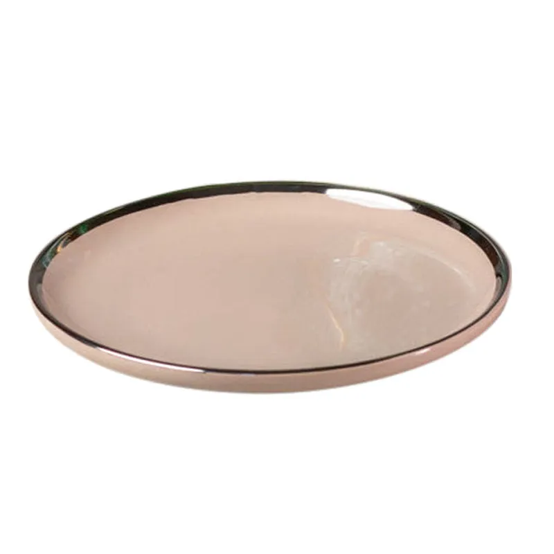 Blush Rim Quarter Plate - Set Of Two media 6