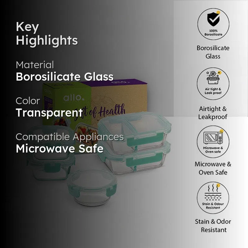Crusade Glass Container (310, 390, 580 ML) media 2