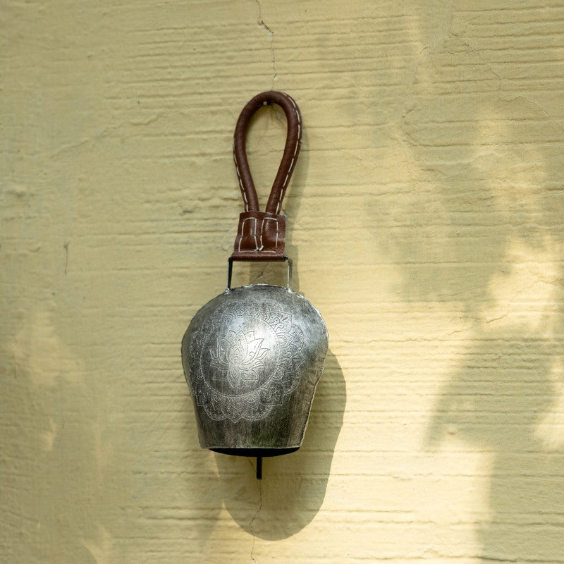 Bellique Decorative Hanging Bell (Silver) media 4