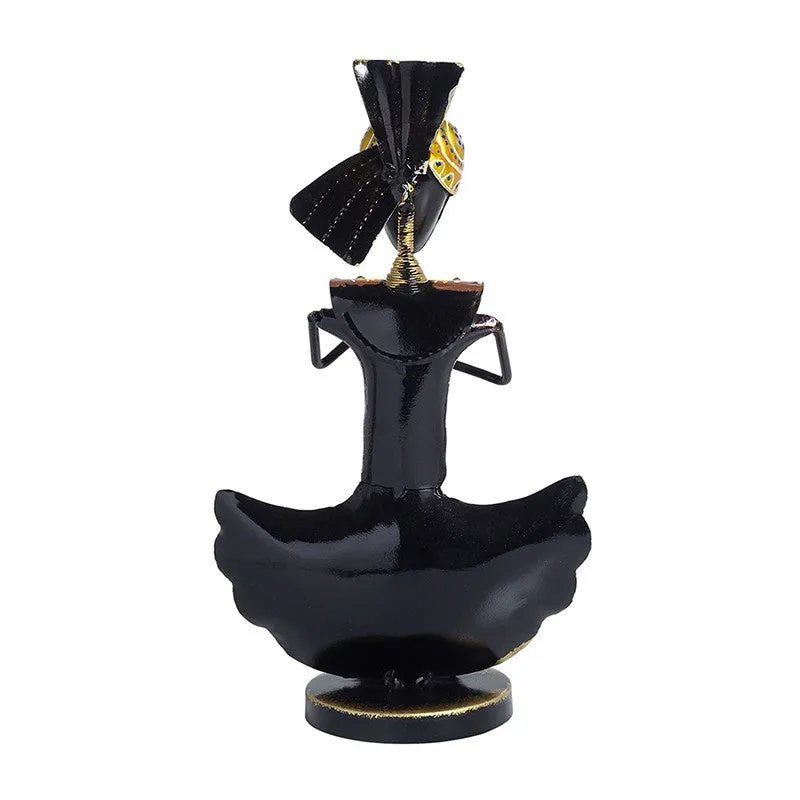 Folk Musician Iron Showpiece - Gold,Purple media 6