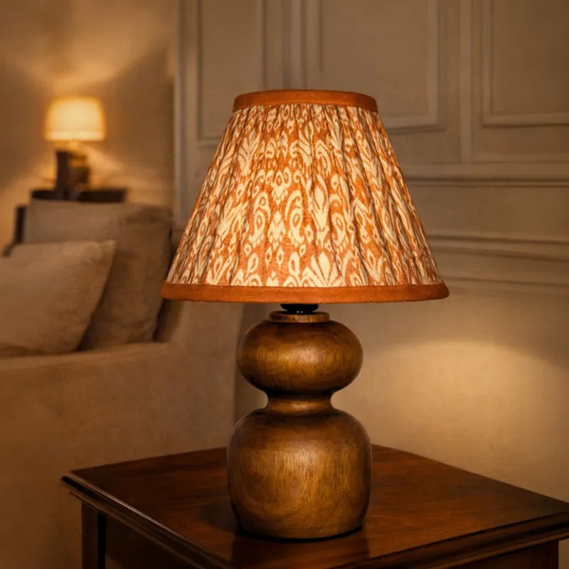 Hudson Prime Cotton Table Lamp - Orange media 1