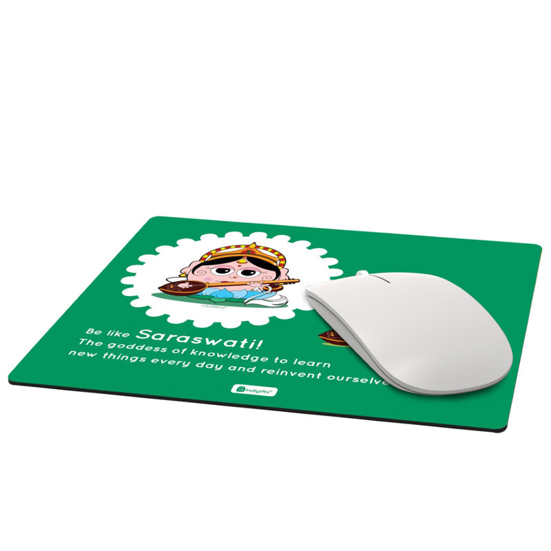 Whimsy Cute Saraswati Mouse Pad media 4