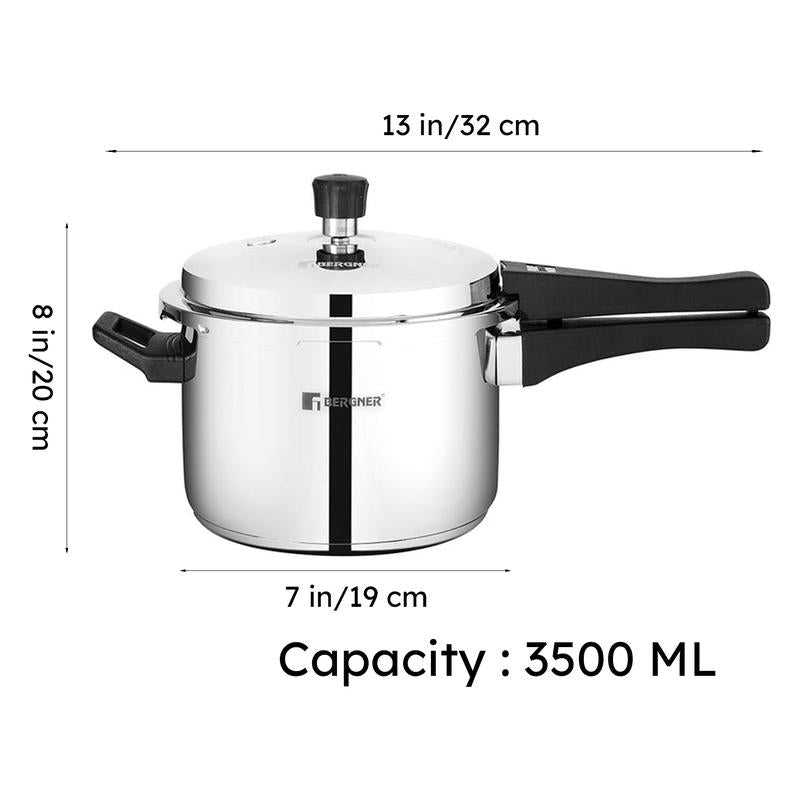 Bergner Induction Safe Pressure Cooker - 3500 ml/19 Inches media 9