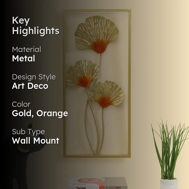 Oceanus Floral Metal Wall Accent media 2