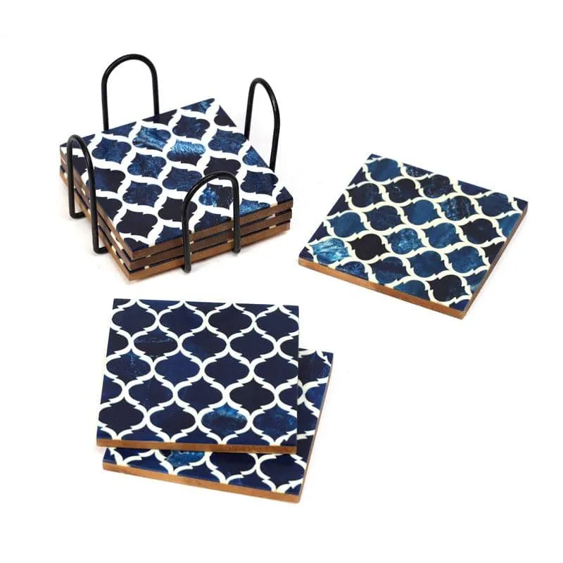 Indigo Myro Coaster - Set Of Six media 4