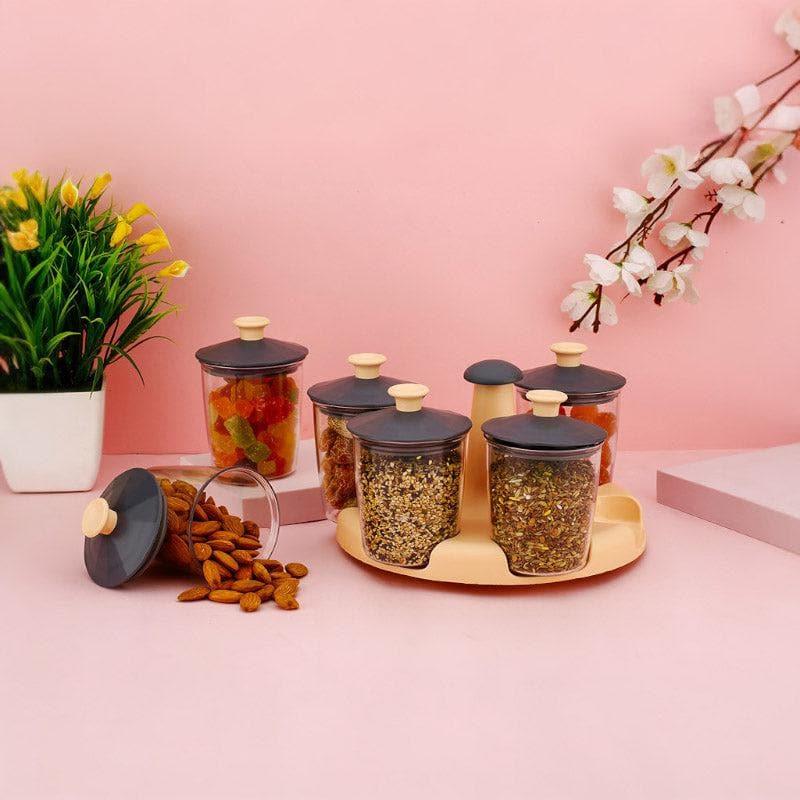 Smart Store Peach Jar (300 ML) - Set of Seven image 4
