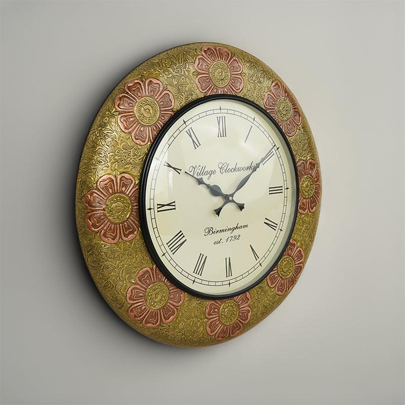 Denera Floral Wall Clock media 4