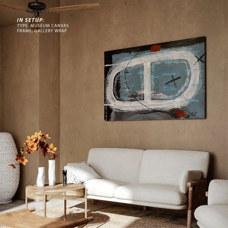 The Kiss Canvas Wall Painting - Black Frame media 6