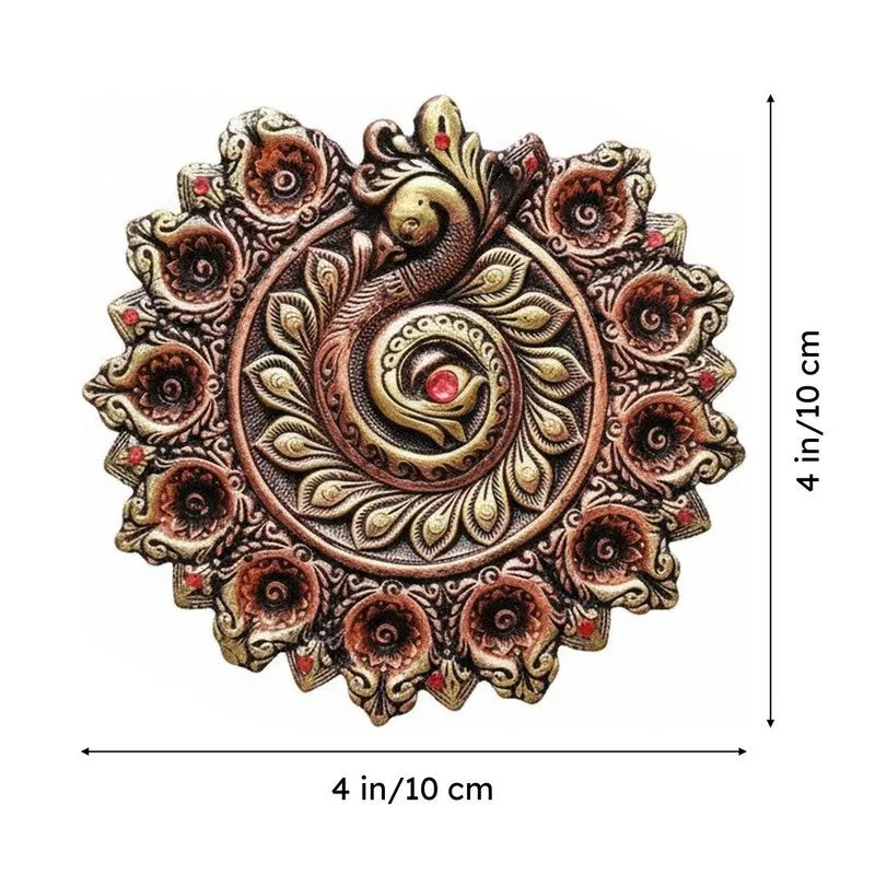 Peacock Glory Diya media 11