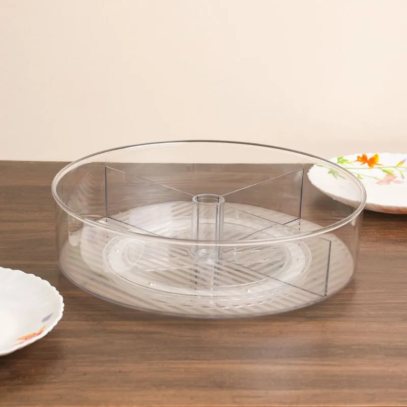 DeliRound Transparent Clear PET Desk Organizer media 3