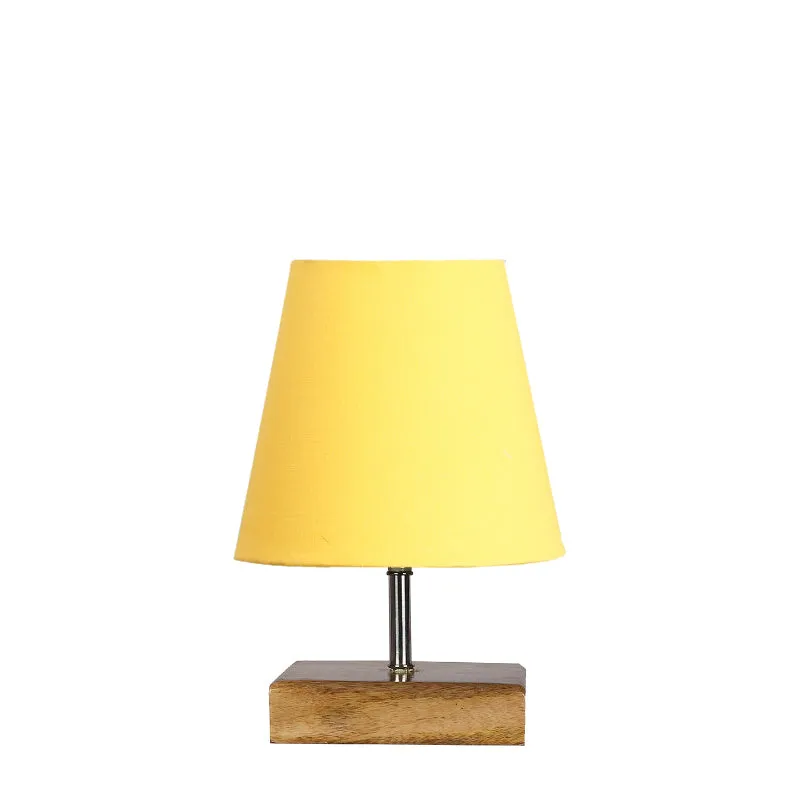 Tryda Fabric Table Lamp - Yellow,Brown media 4