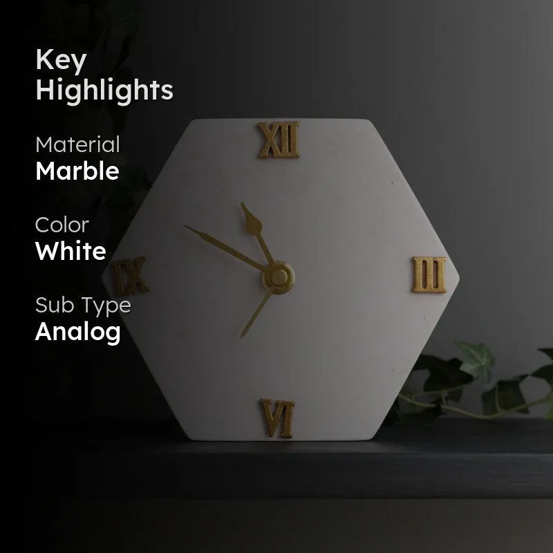 Momentis Hexagon Table Clock media 2