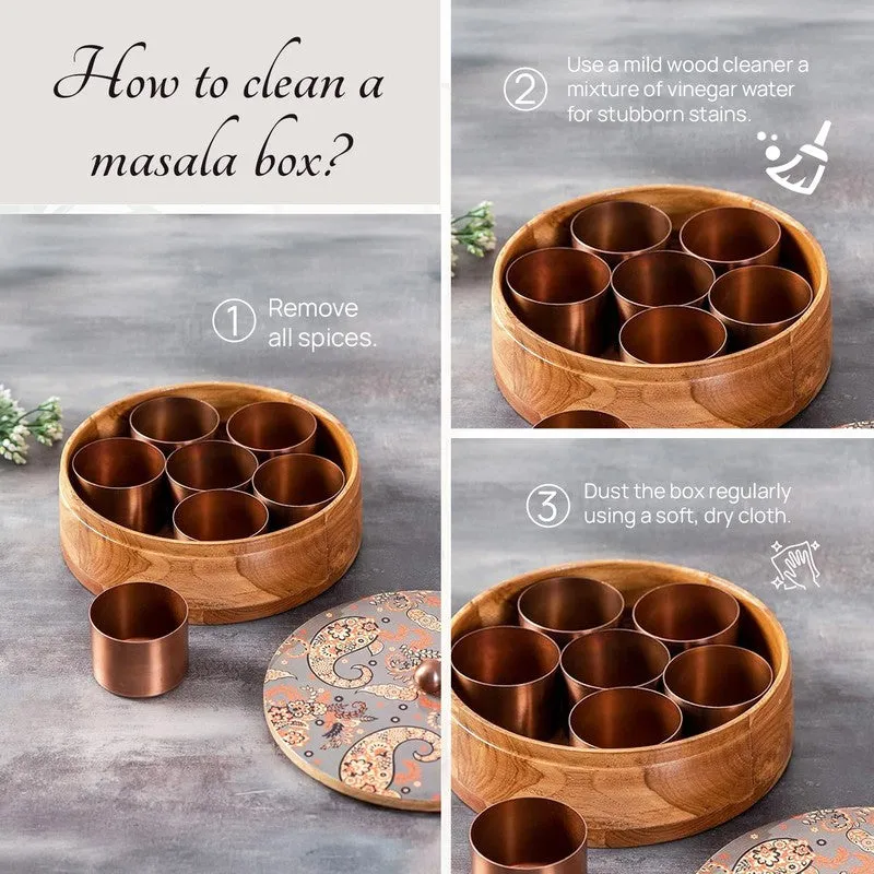 Veronique Masala Box - Grey & Brown media 3