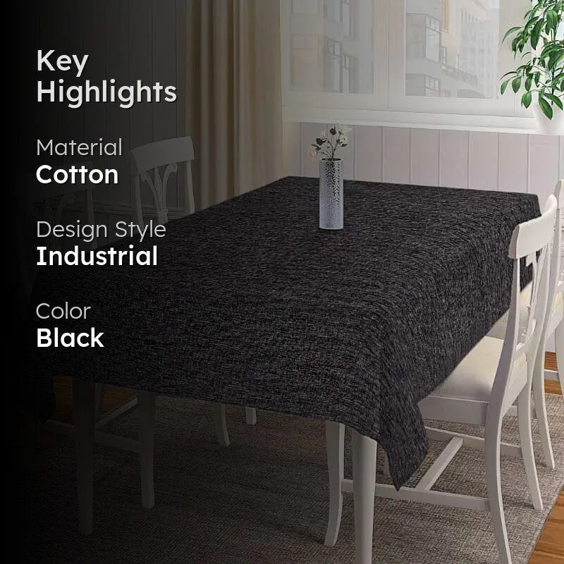 Monochromatic Melange Table Cover - Black media 2
