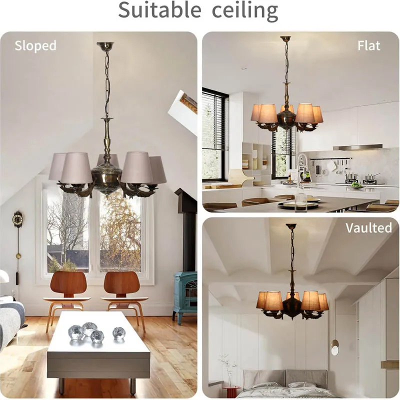 Ziemia Conical Golden Antique Ceiling Lamp media 5