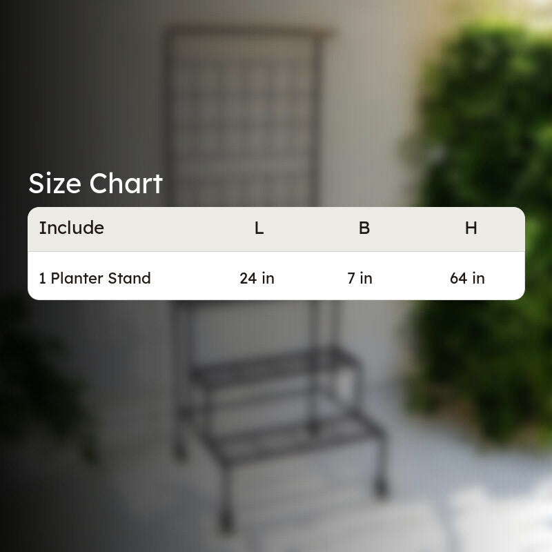 Graziana Tiered Planter Stand - Black media 8