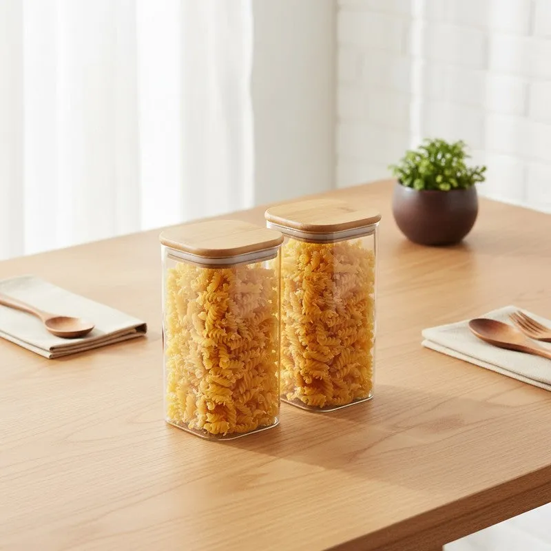 Jarno Glass Jar (600 mL Each) - Set Of Two media 3