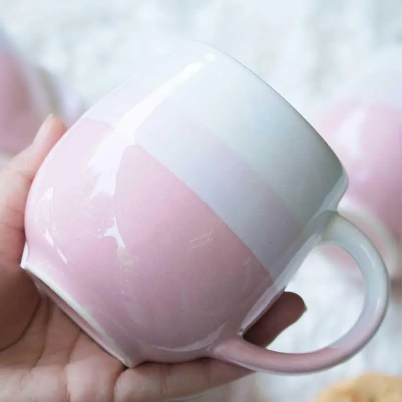 Wave Stoneware Coffee Mug (440 mL Each) - Set of Four media 4