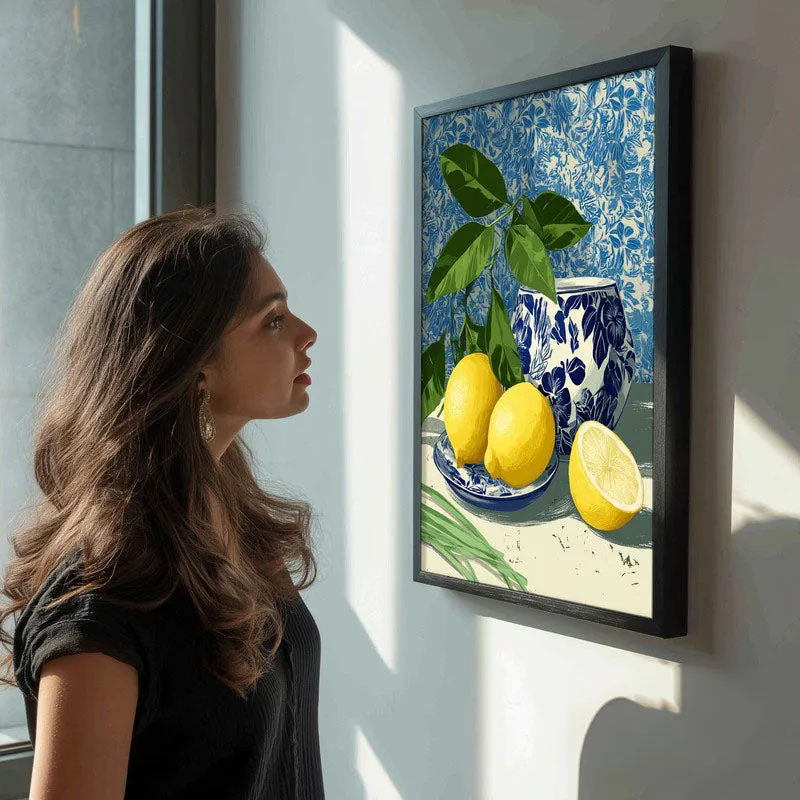 Freshness Canvas Wall Painting - Black Frame media 5