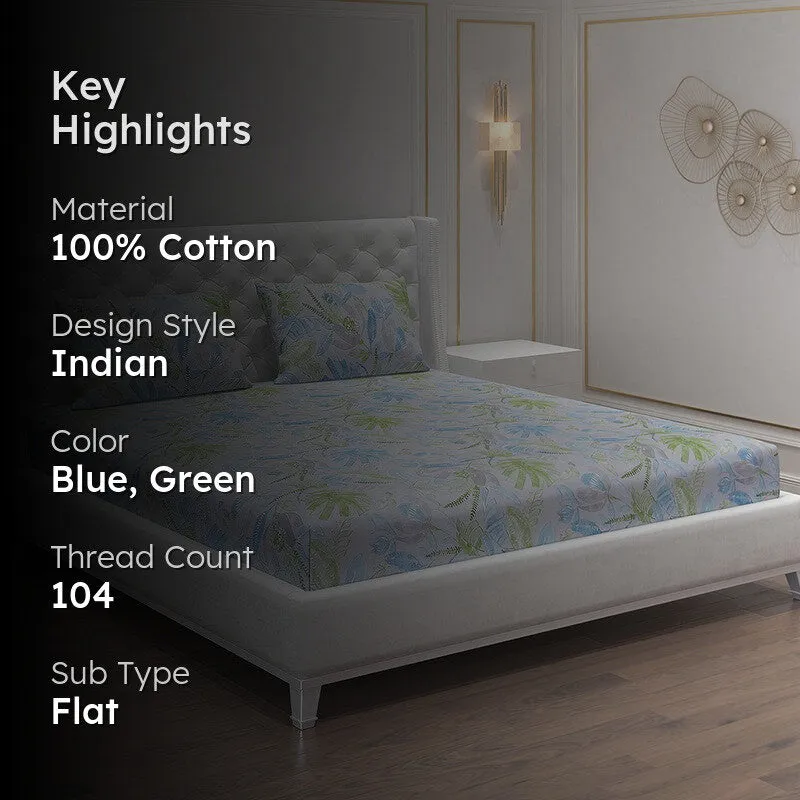 Monte Carlo Petal Pop Cotton Bedsheet - 104 TC media 2