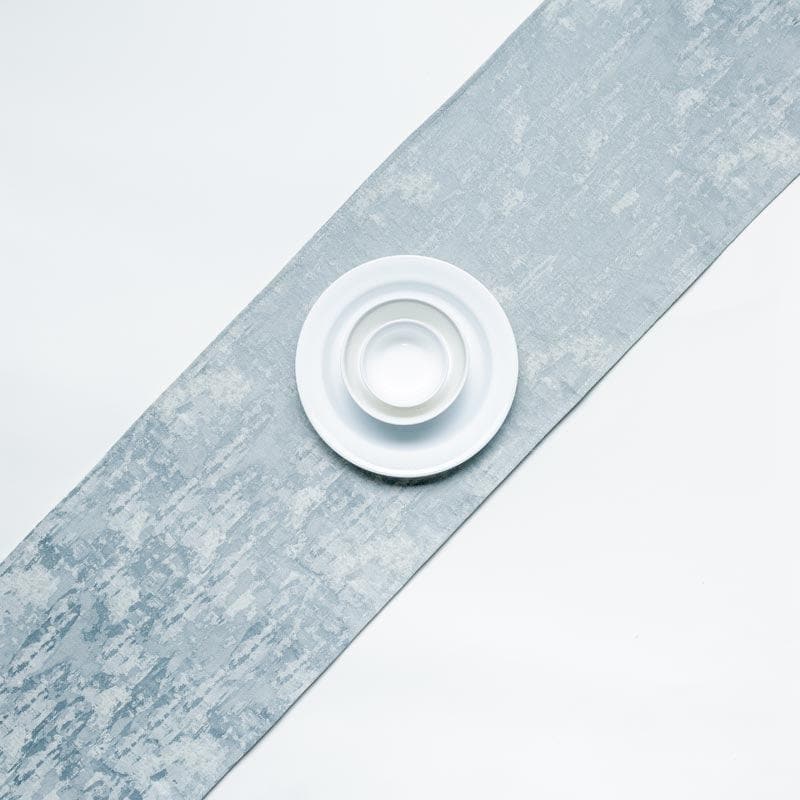 Ketty Jacquard Table Runner (Grey) - Large media 3