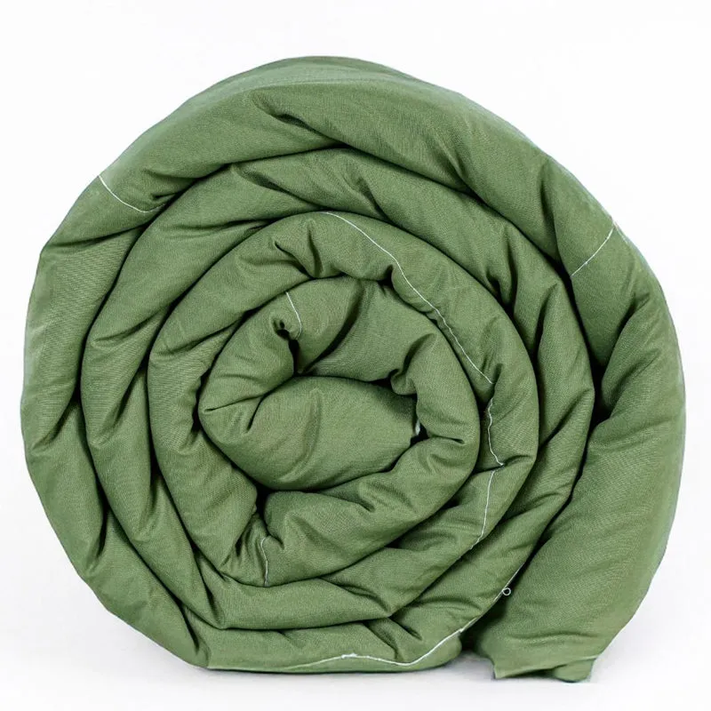 Lush Slumber Reversible Comforter (Green) 90 GSM media 3