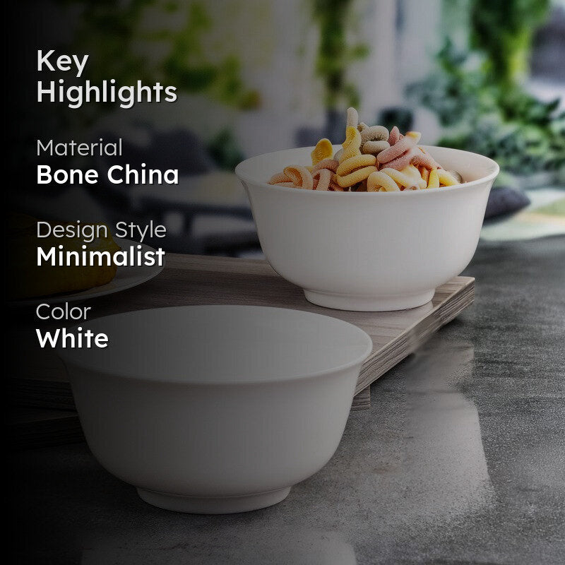 Bone China Soup Bowls (700 mL Each) - Set Of Two media 2