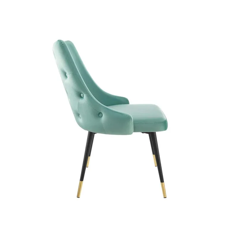 Lunara Neem Wood Accent Chair - Blue media 8