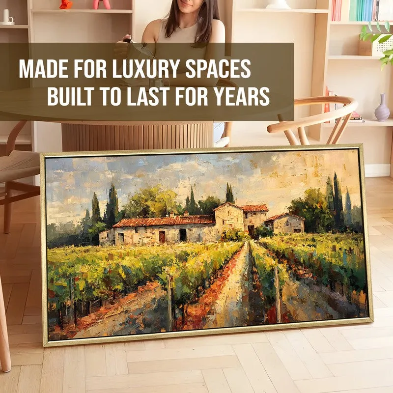 Golden Bloom European Cottage Wall Art media 5